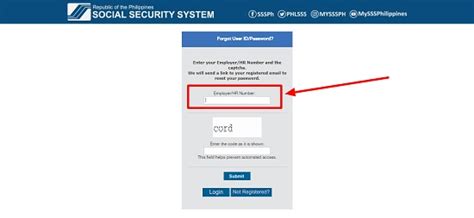 How To Reset Forgotten Sss Password User Id Or Email Address An