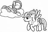Pony Coloring Little Pages Friendship Magic Nightmare Moon Fluttershy Print Printable Library Clipart Getcolorings Comments Popular sketch template
