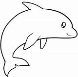 Fish Dolphin Poisson Dauphin Meerestier Ausmalbilder Imprimer Dolphins sketch template