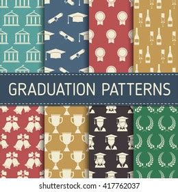 graduation pattern collection graduational seamless background stock