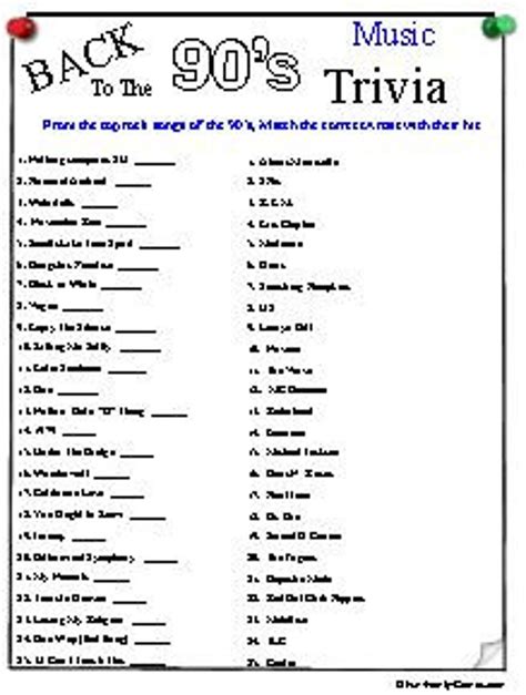 printable trivia questions  answers