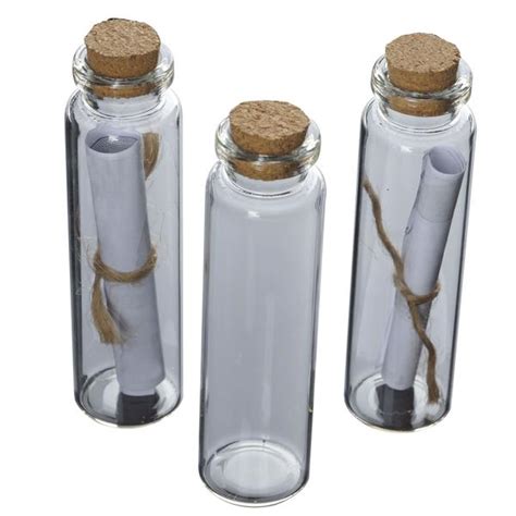 12 Pack 65 Oz Clear Glass Bottle With Cork Efavormart