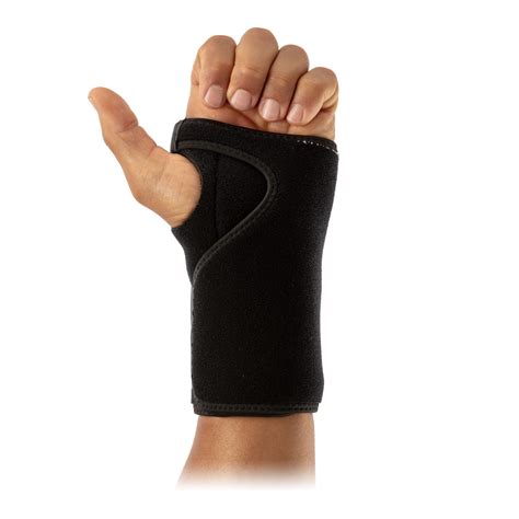 mcdavid sport wrist brace black adjustable  size fits