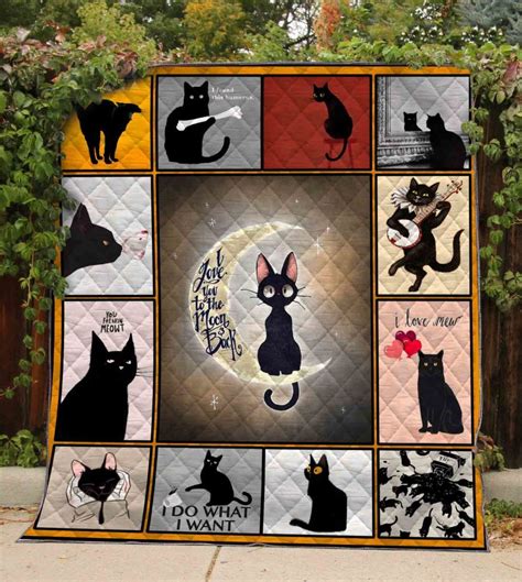 black cat quilt blanket  cat quilt quilt blanket quilts