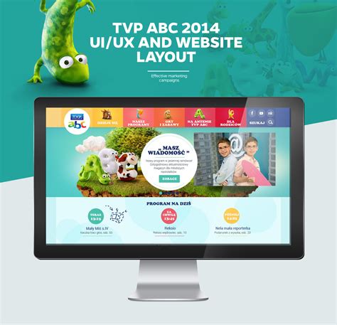tvp abc  website behance