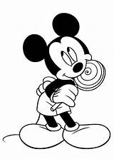 Mickey Mouse Coloring Lollipop Pages Learning Eat Color Disney Colorluna Bestappsforkids Drawing Print Kids Mickeys Baby Candy Cartoon Easy Choose sketch template