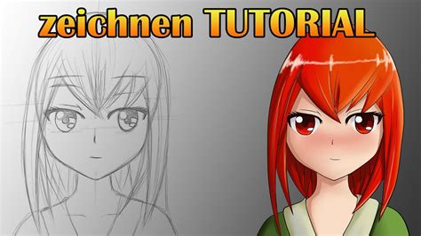 anime zeichnen tutorial deutschgerman wacom cintiq hd youtube