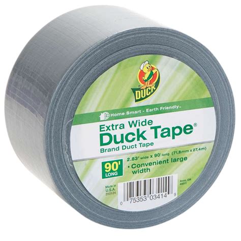 duck tape brand extra wide duct tape     yards silver