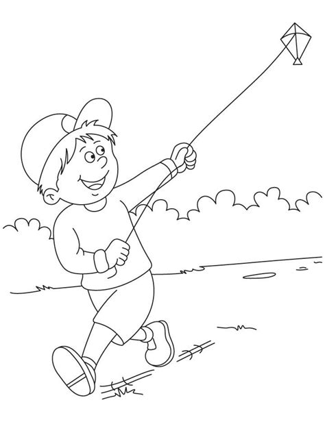raju flying  kite coloring pages fruit coloring pages flower coloring