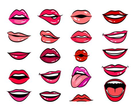 Best Funny Lips Illustrations Royalty Free Vector
