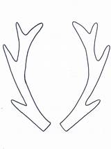 Antler Printable Template Reindeer Antlers Holiday Christmas Hoop Horns City Farmhouse Templates Ears Craft Stencils Print Cityfarmhouse Choose Board Save sketch template