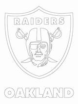 Logo Coloring Nfl Raiders Oakland Pages Outline Redskins Football Logos Team Printable Template Color Drawing Play Helmet Viewing Lynch Marshawn sketch template