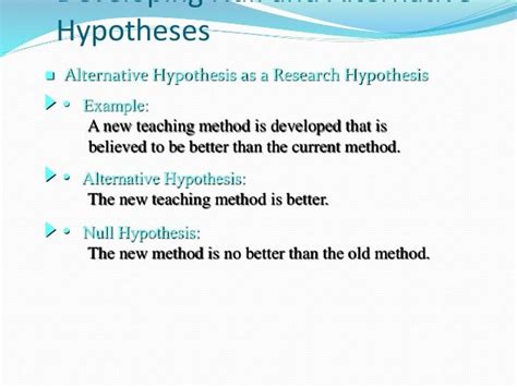 hypothesis  research