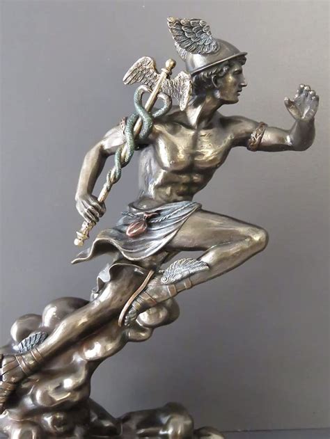 Mythologie Grecque Romaine Dieu Hermès Mercure Statue En Bronze