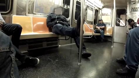 Nypd Elite Subway Anti Crime Unit Protects Sleeping Riders