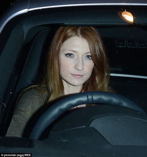 Nicola Roberts Flashes Toned Legs In Black Mini Skirt As She Dines At