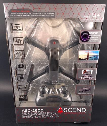 ascendaeronauticsasc premiumhdvideodronepcamera  sale  ebay