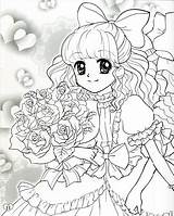 Colorear Shoujo Coloring Anime Japanese Book Guardado Picasaweb Desde Google sketch template