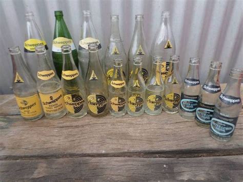 vintage schweppes soft drink pyro ceramic label bottles collectables gumtree soft drinks