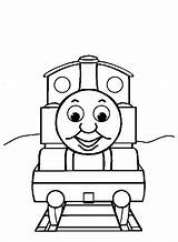 Thomas Train Coloring Pages Printable Color Tank Kids Kleurplaat Engine sketch template