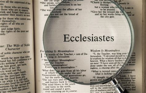 Ecclesiastes And The Quest For Truth My Jewish Learning
