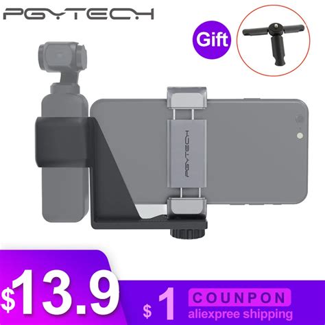 pgytech dji osmo pocket accessories phone osmo pocket holder mount bracket tripod mount stand