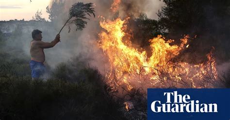 wildfires across southern europe amid scorching heatwave