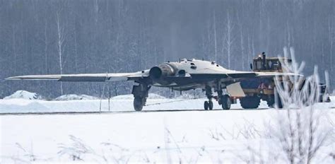 russian okhotnik  combat drone ucav    flight defense update