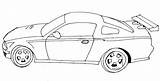 Coloring Pages Car Sports Printable Cars Race Library Clipart Easy sketch template