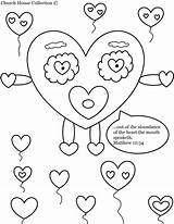 Valentines Abundance Speaketh sketch template