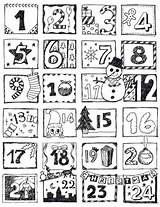Calendario Advent Avvento Calendari Dellavvento Tante Conto Pourfemme Mamma Resto sketch template
