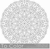Coloring Pages Mandala Printable Pattern Tocolor Adults Detailed Books sketch template