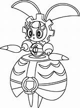 Coloring Pages Marill Getcolorings Magearna Pokemon sketch template