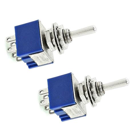 pcs     terminals double pole dual throw toggle switch   ac kg ebay