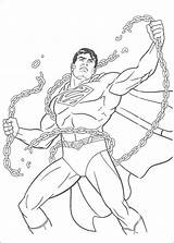 Superman Coloring Chains Breaking Pages 為孩子的色頁 sketch template