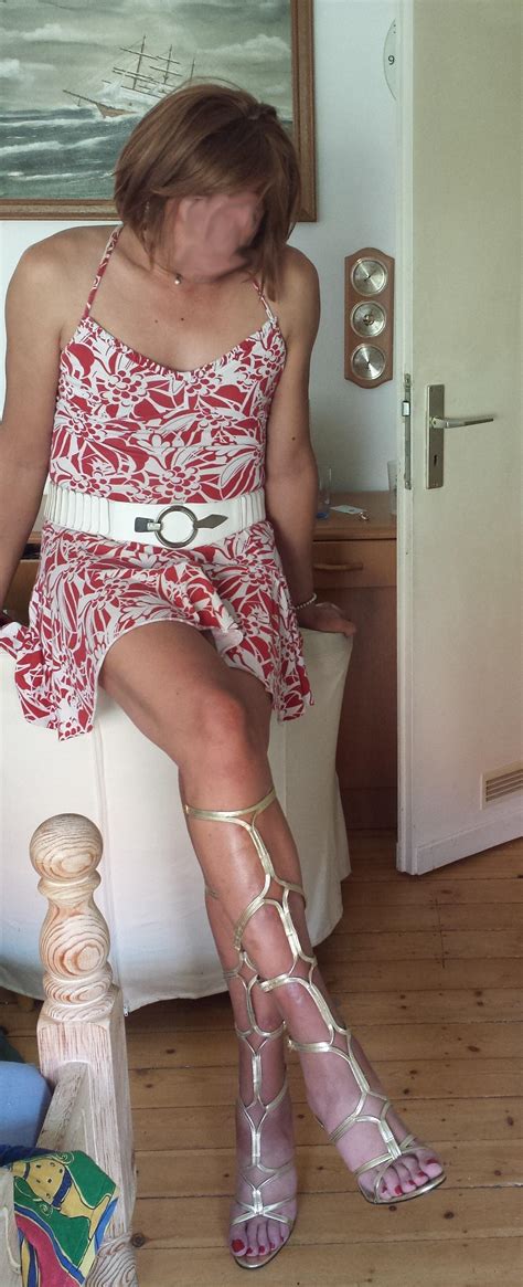 Summer Dress And Gladiator Sandals Photo 4