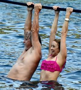 shirtless trevor eve 64 and wife sharon maughan 65 look like blissful newlyweds daily mail