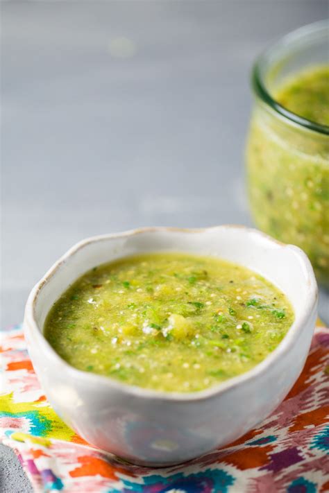 salsa verde authentic mexican recipe filled  flavor  health benefits