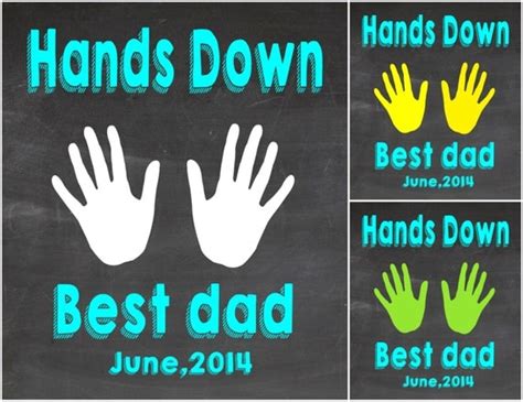 items similar  diy hands   dad chalkboard poster printable