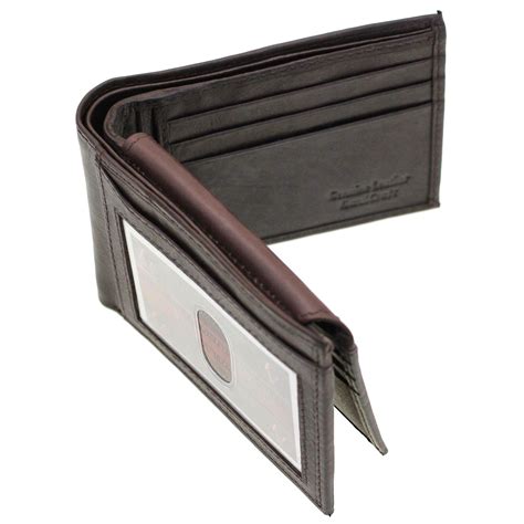mens bifold wallet  id window   semashowcom