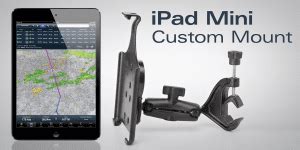 custom fit ipad mini mounts  shipping ipad pilot news