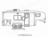 Camper Trailers Campers Airstream Webstockreview sketch template