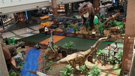 shopping na grande bh faz exposicao de dinossauros em tamanho real