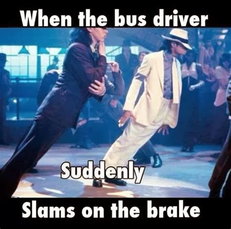 Michael Jackson Bus Driver Slams Break ~ Funny Joke Pictures