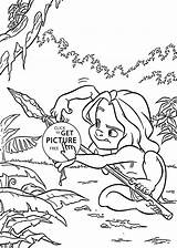 Tarzan Coloring Pages Printable Kids Spear Little Disney 4kids Sheets sketch template