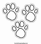 Paw Coloring Animal Print Pages Tracks Clues Blues Printable Blue Prints Foot Drawing Patrol Dog Party Birthday Getdrawings Paws Feet sketch template