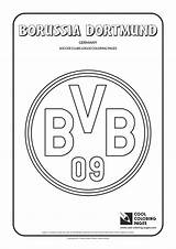 Dortmund Borussia Bayern Bvb Kleurplaat Germain Psg Fcb sketch template