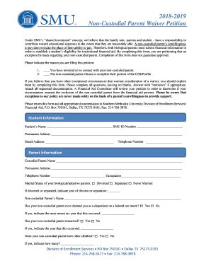 fafsa  custodial parent form pdffiller