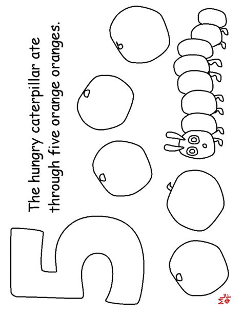 coloring pages   hungry caterpillar  coloring pages