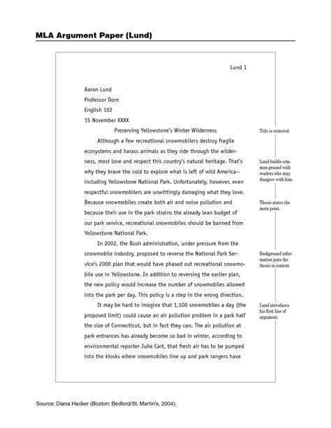 mla format template  cover page hq printable documents